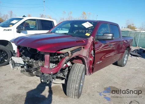 2023 Ram 1500 Big Horn 4X4 5'7 Box z USA, uszkodzony, nr VIN 1C6SRFFT8PN677966